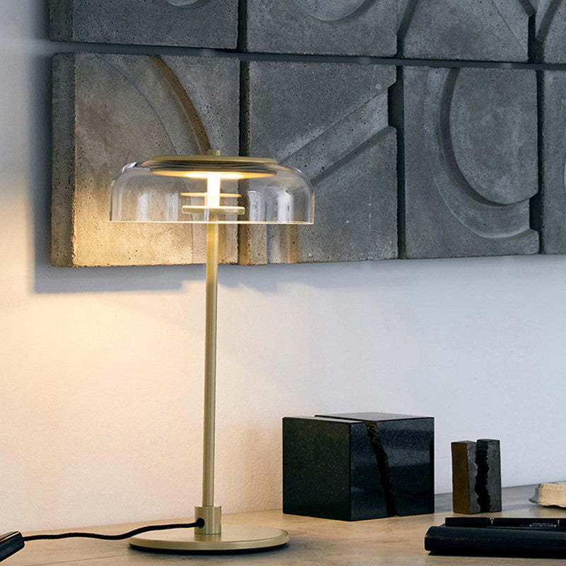 Modern Glass Table Lamp Beside Bed Lamp
