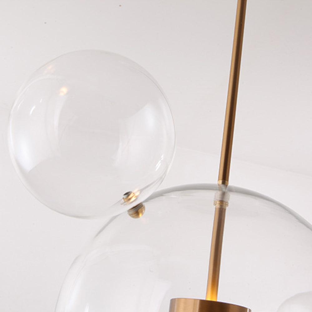 Hailie Modern Bubble Metal Pendant Light Gold