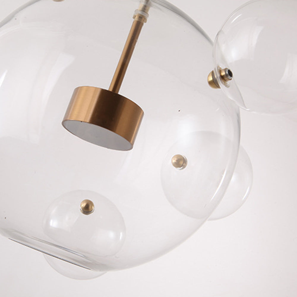 Hailie Modern Bubble Metal Pendant Light Gold