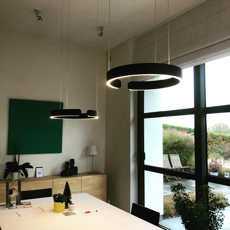 Edge Circle Pendant Light, LED, 4 Color