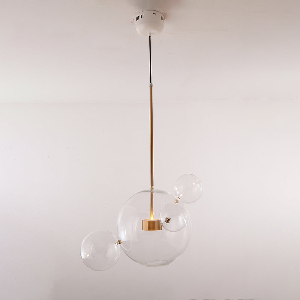 Hailie Modern Bubble Metal Pendant Light Gold