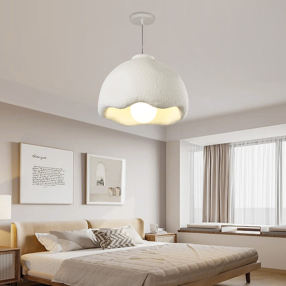 Byers Flower Shape Pendant Light, White, Living Room, Bedroom