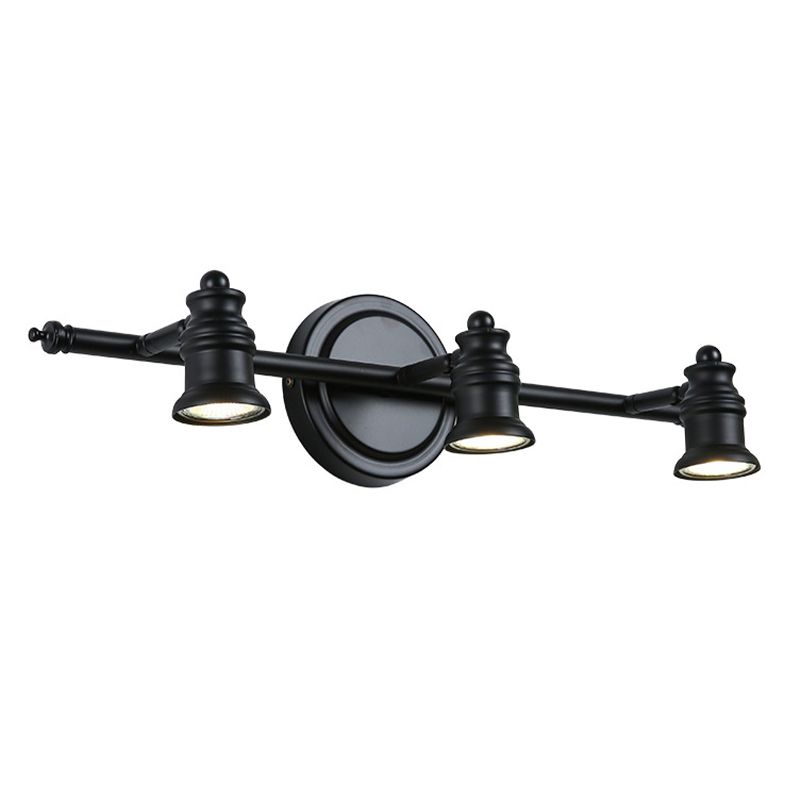 Alessio Modern Bell-shaped Metal Wall Lamp, Black