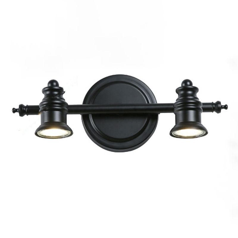 Alessio Modern Bell-shaped Metal Wall Lamp, Black