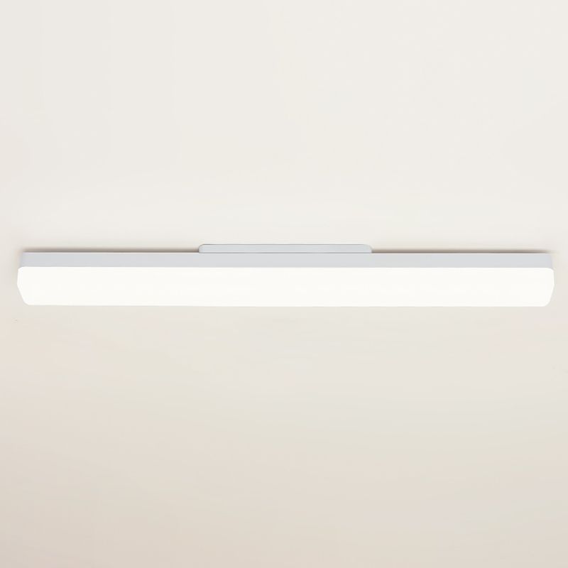 Edge Modern Rectangular Acrylic Modern Wall Lamp, White