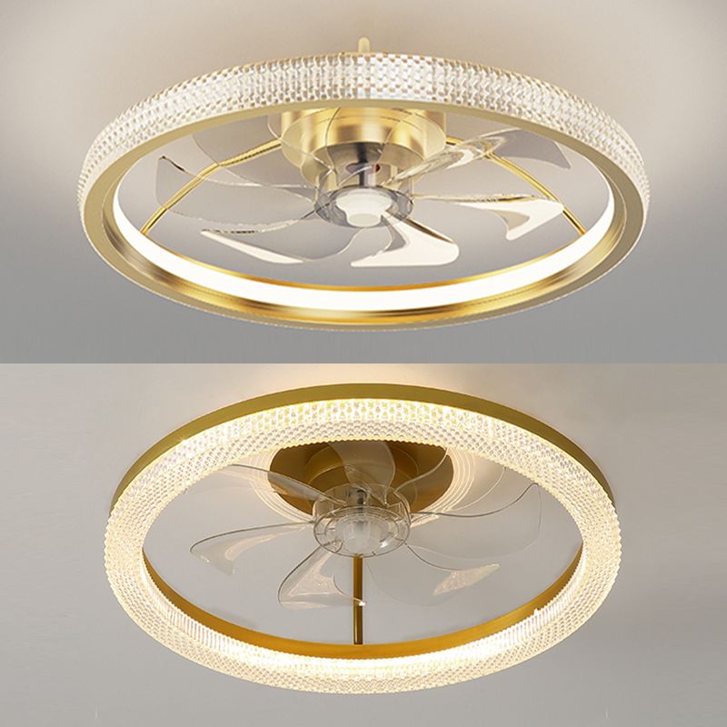 Kirsten Ceiling Fan with Light, 6 Style, DIA 19.6"