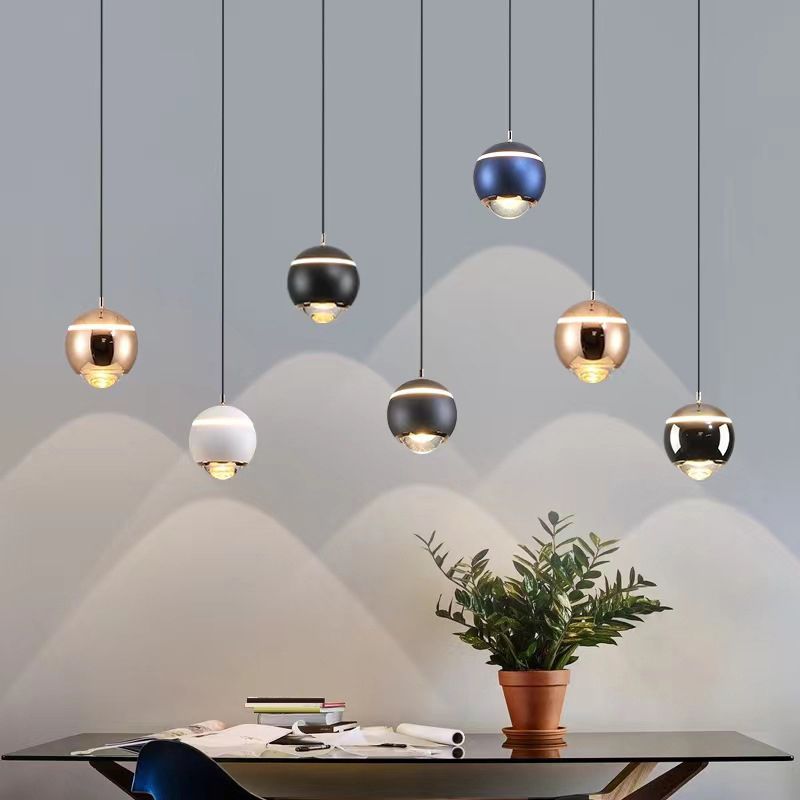 Valentina Modern Round LED Pendant Light, Kitchen Island