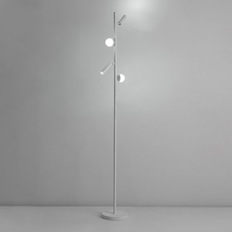 Cooley Modern Multi Head Metal Acrylic Floor Lamp,Multi Color