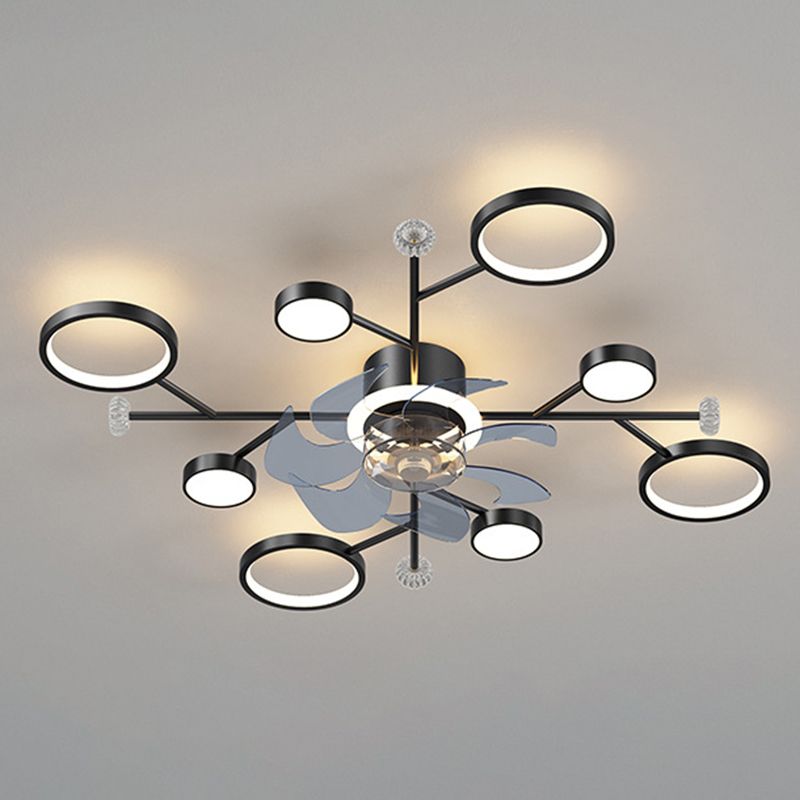 Weiss Ceiling Fan with Light, 2 Color, L 25"/35"/42"