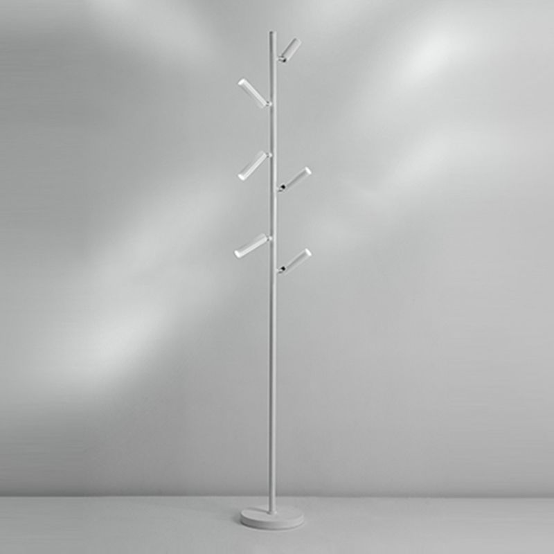 Cooley Modern Multi Head Metal Acrylic Floor Lamp,Multi Color