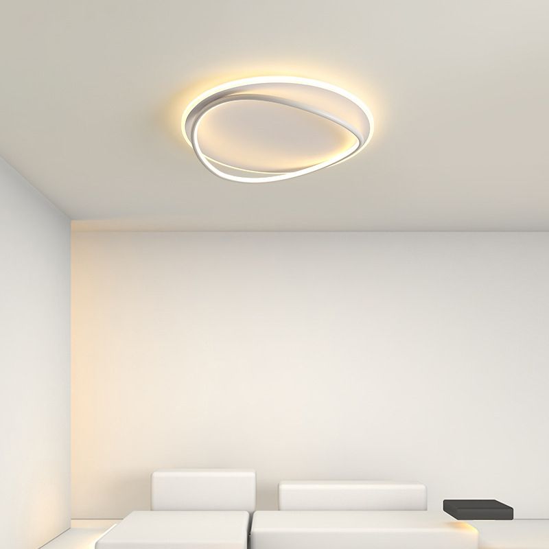 Quinn  Minimalist  Ring Modernom Flush Mount Ceiling Light