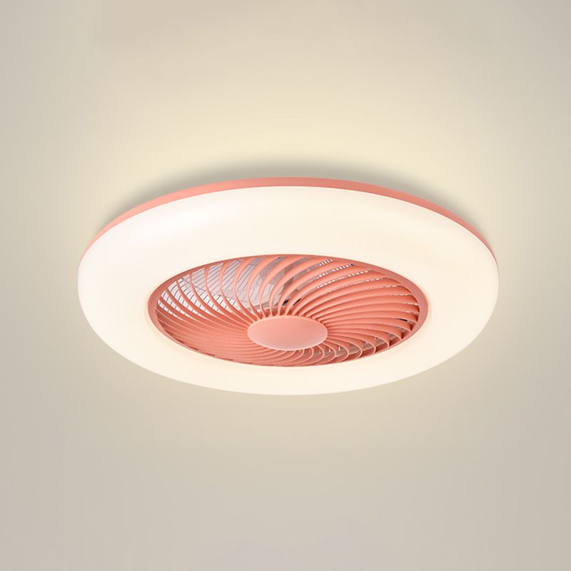 Morandi Ceiling Fan with Light, 5 Color, DIA 22"