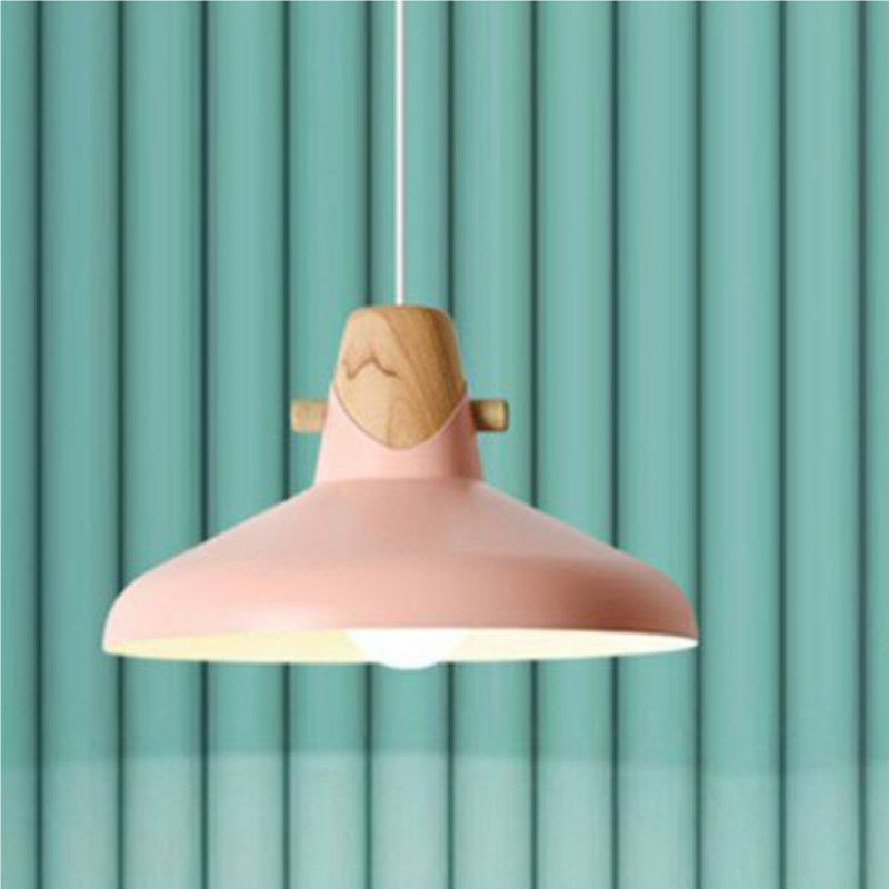 Morandi Nordic Dome Metal Pendant Light, Bule/Green/Pink