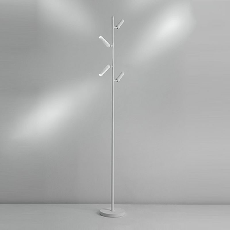 Cooley Modern Multi Head Metal Acrylic Floor Lamp,Multi Color