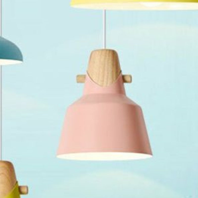 Morandi Nordic Dome Metal Pendant Light, Bule/Green/Pink