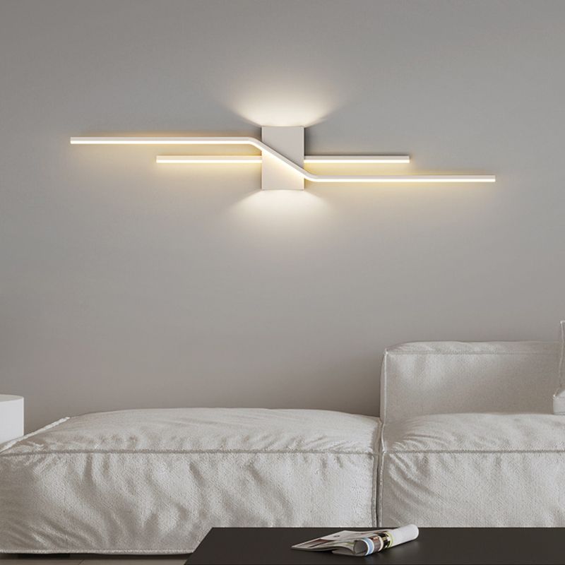 Alana Minimalist Linear Metal Vanity Wall Light