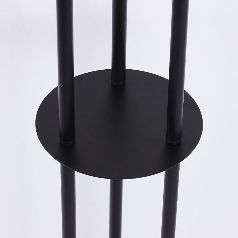 Eryn Modern 3 head Black Metal Arcylic Floor Lamp