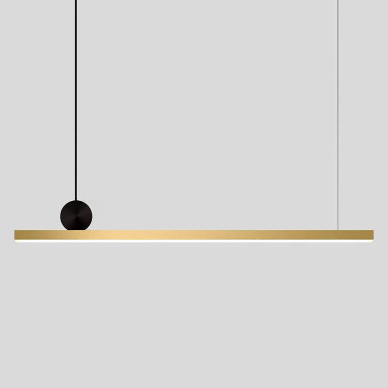 Edge Modern Linear  Asymmetrical  Pendant Light