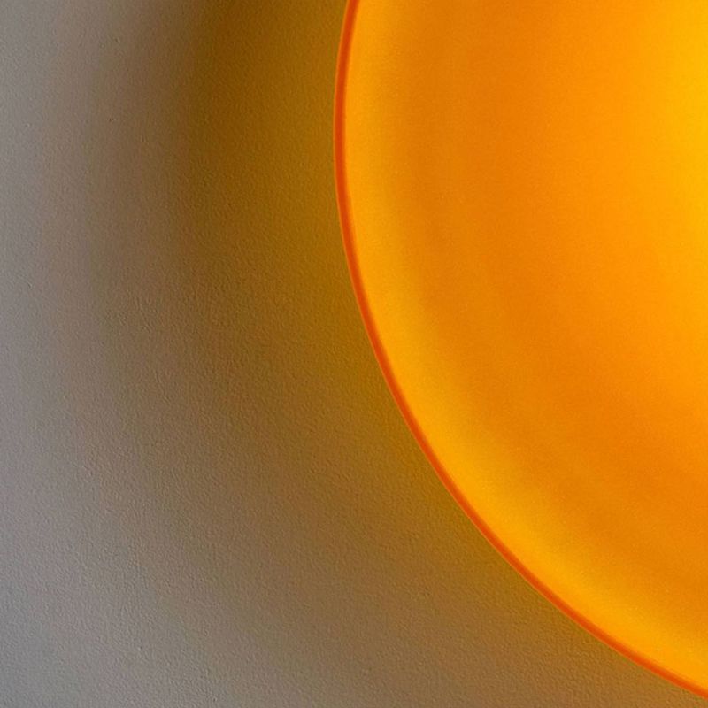 Morandi Modern Glass/Metal Flush Mount Ceiling Light, 3 Colors