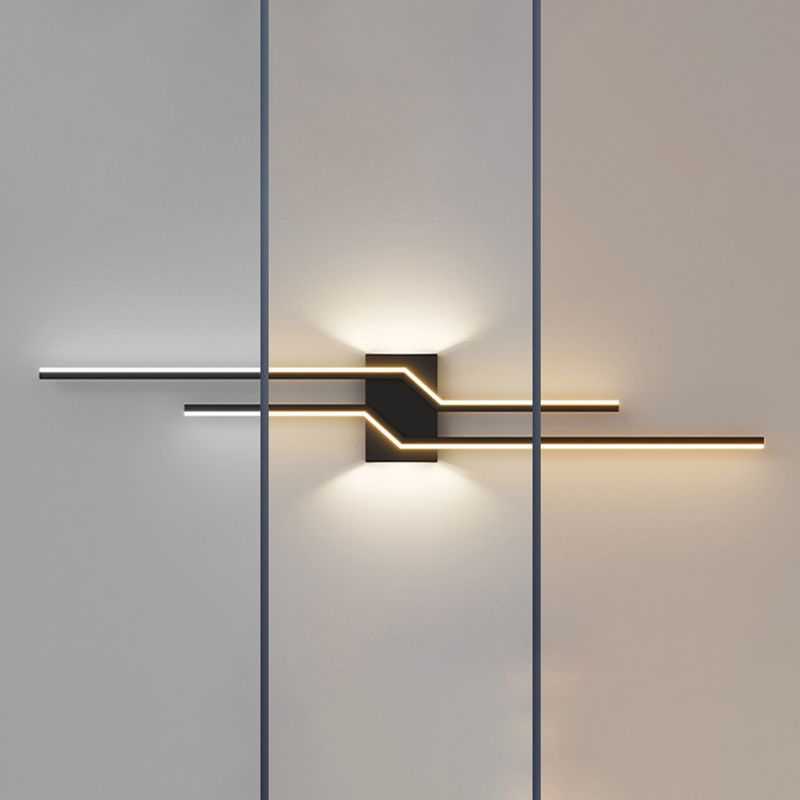 Alana Minimalist Linear Metal Vanity Wall Light