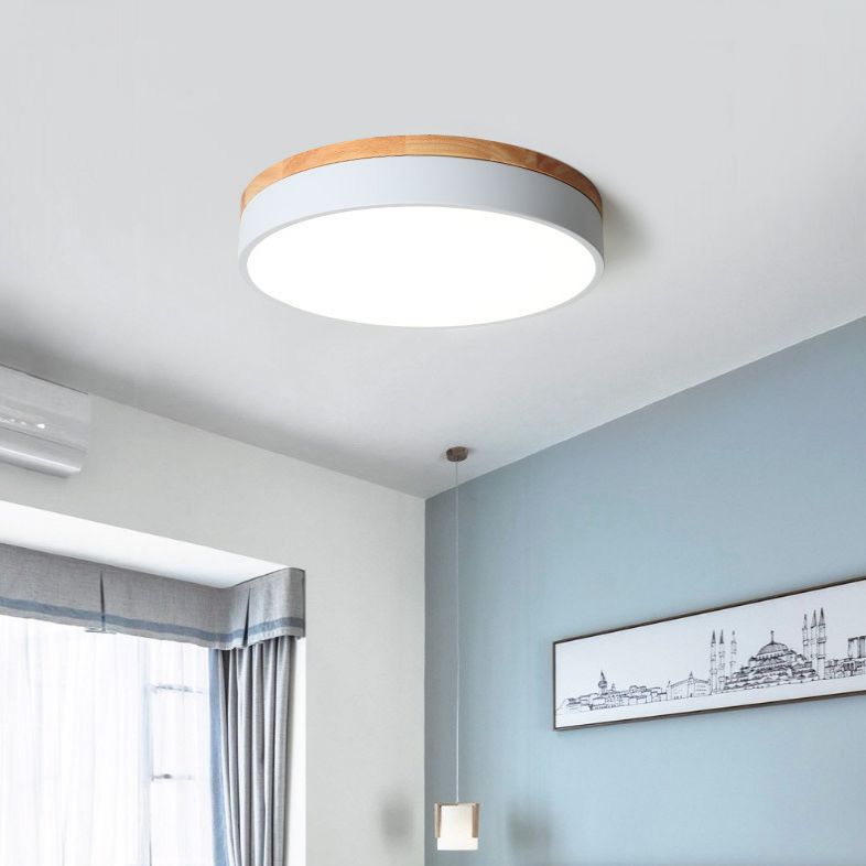 Morandi Nordic LED Round Flush Mount Ceiling Light