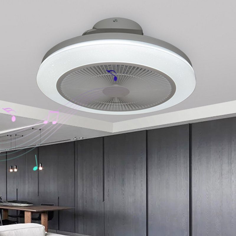 Morandi RGB Bluetooth Ceiling Fan with Light, DIA 19"