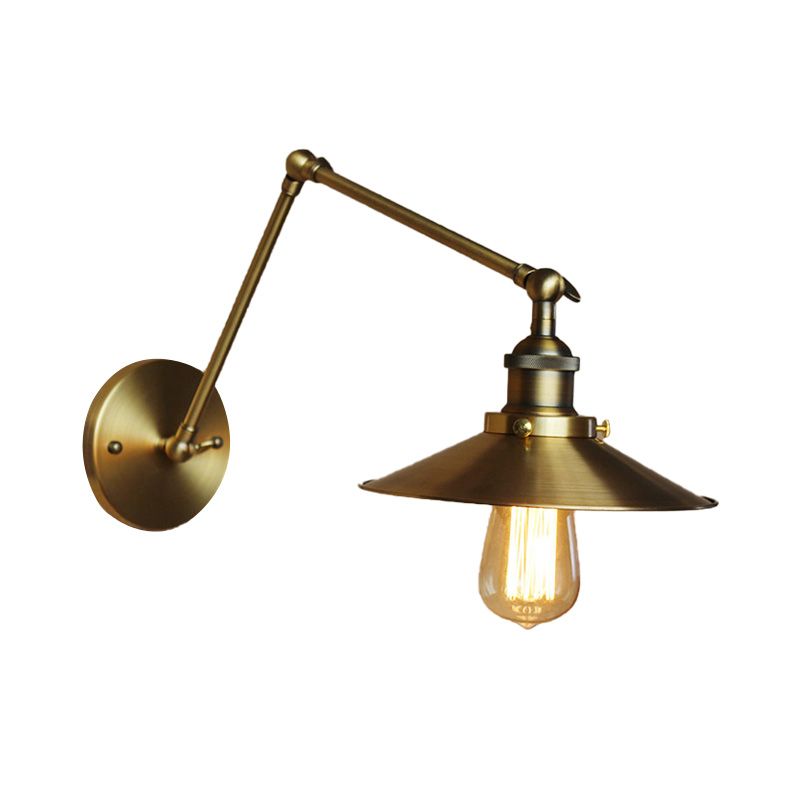 Alessio Vintage Adjustable Wall Lamp, Bedroom