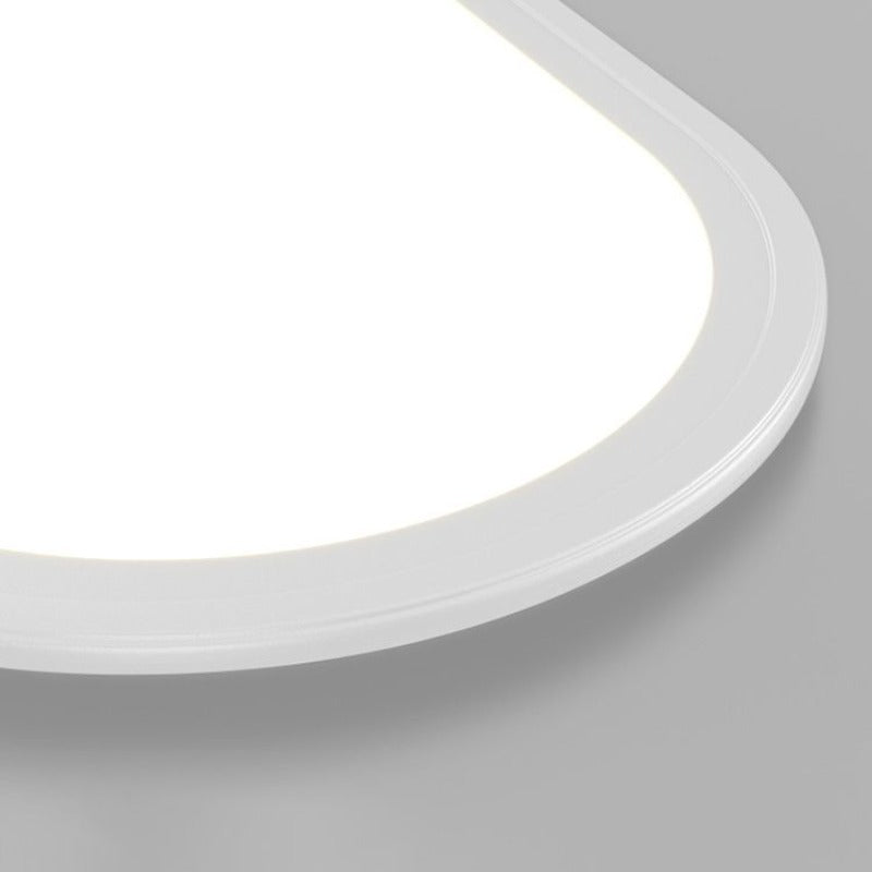 Edge Minimalist Thin Oval Flush Mount Ceiling Light