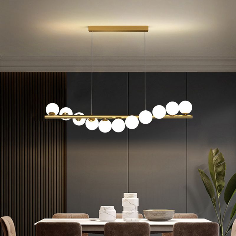 Valentina Nordic Linear LED Pendant Light, 7/9/11 Heads