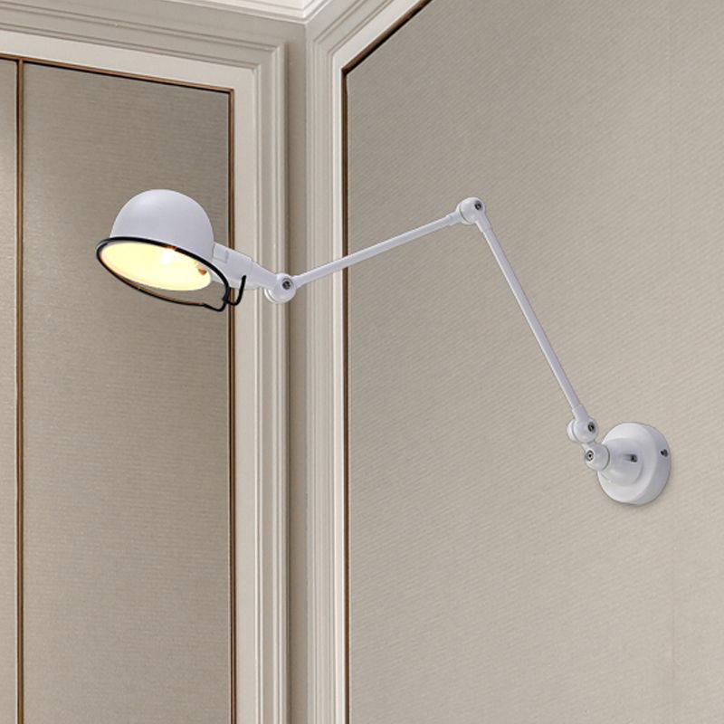Brady Wall Lamp Bowl Circle Adjustable Metal, 2 Color, Living Room