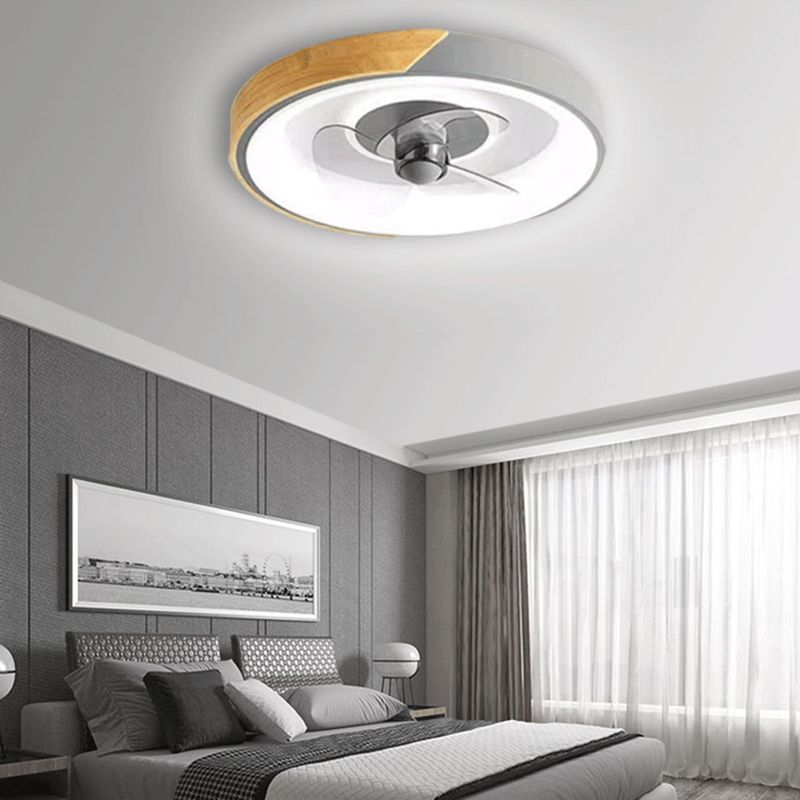 Ozawa Ceiling Fan with Light, 3 Color, 19.6"/20"