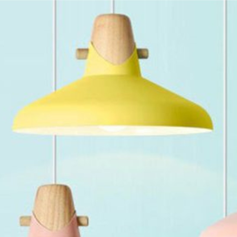 Morandi Nordic Dome Metal Pendant Light, Bule/Green/Pink