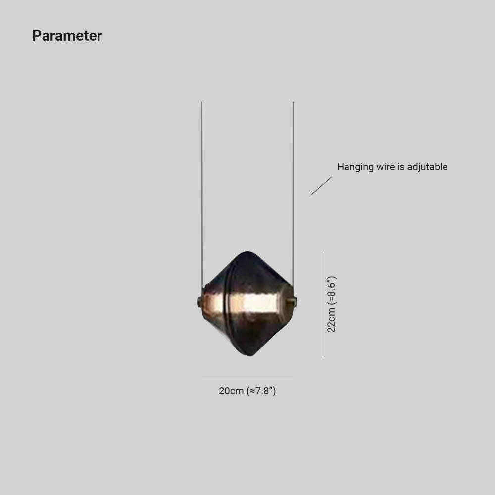 Evette Nordic Modern Black LED Pendant & Floor&Table Lamp, Glass