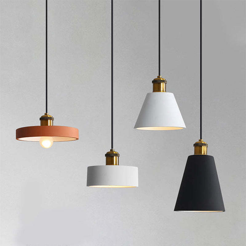 Morandi Art Deco Minimalist Monochrome Pendant Light