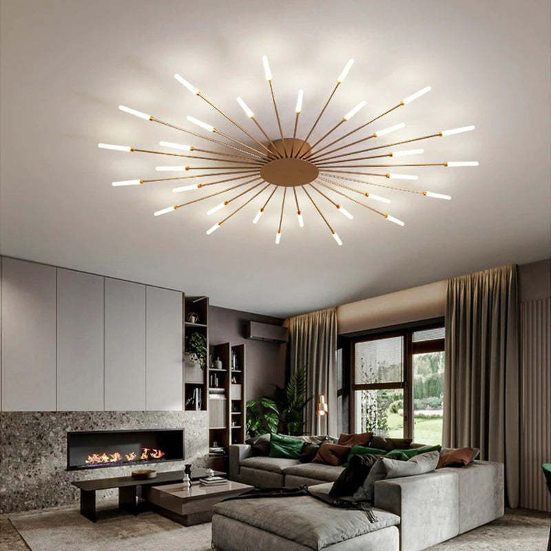 Large lounge store ceiling lights