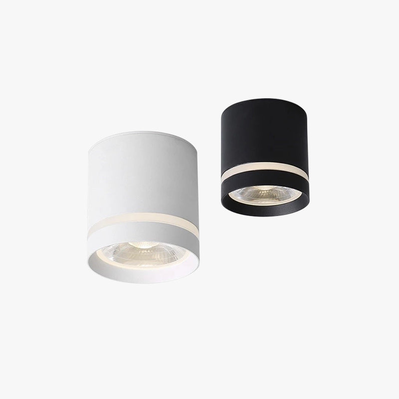 Freja Ceiling Light Mini Modern, White/Black, Bedroom/Living Room