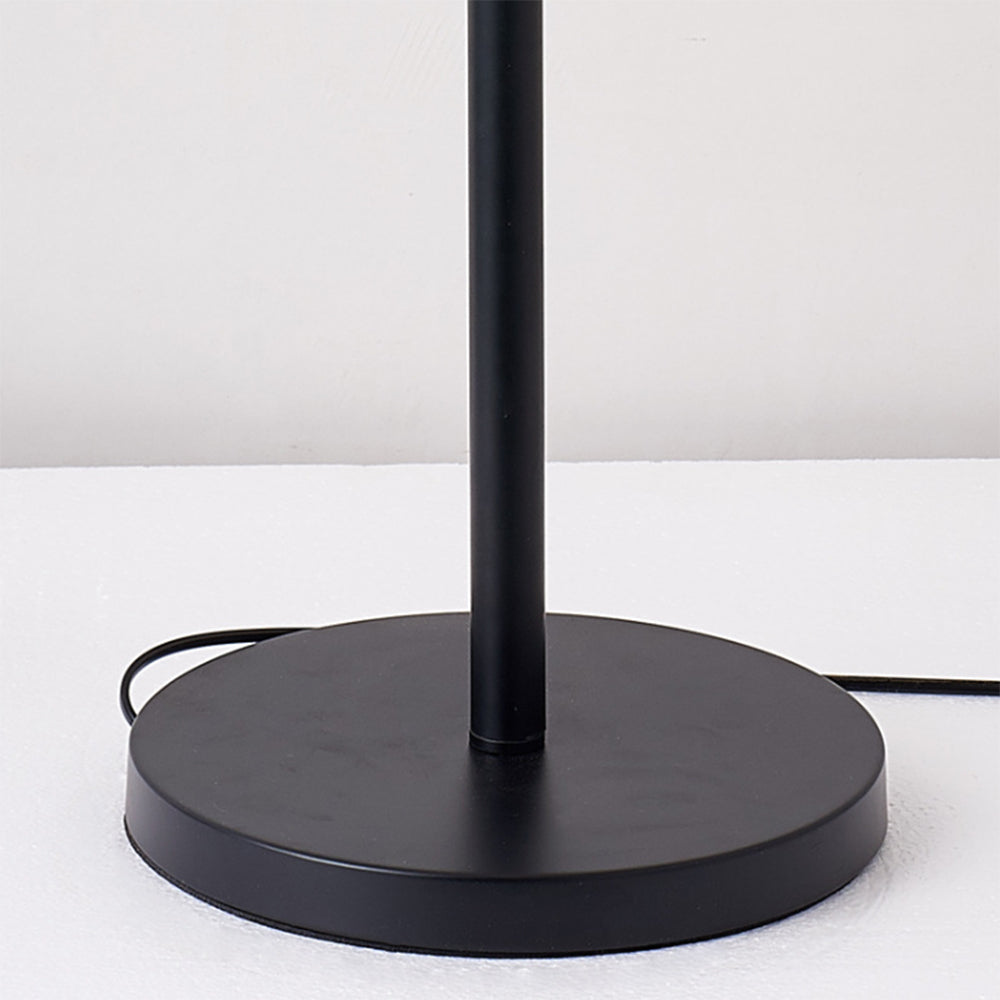 Louise Modern Nordic Curved Acrylic/Metal Floor lamp, Black