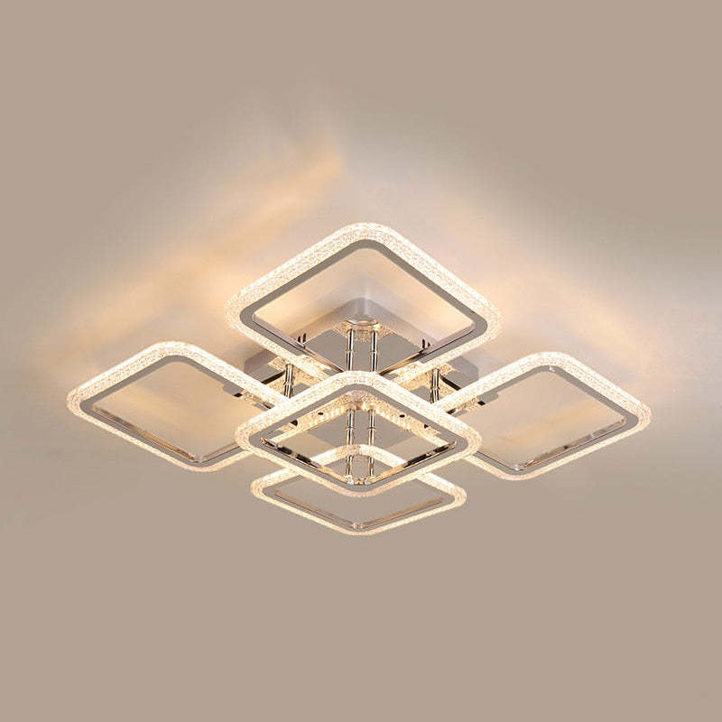 Lacey Modern Square Flush Mount Ceiling Light