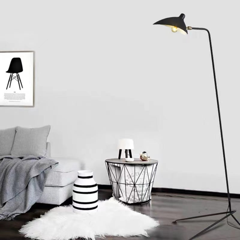 Schmitt Industrial Floor Lamp, 1/3 Heads