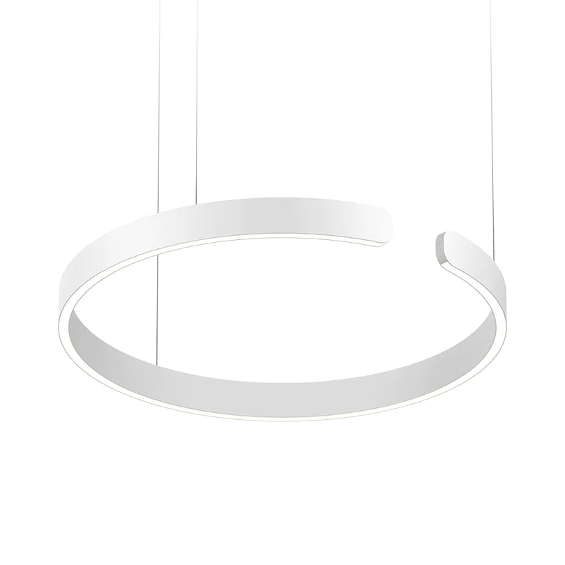 Edge Circle Pendant Light, LED, 4 Color