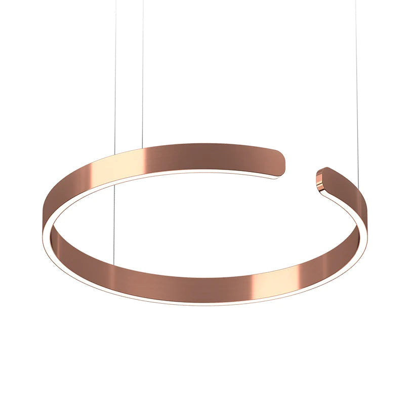 Edge Circle Pendant Light, LED, 4 Color