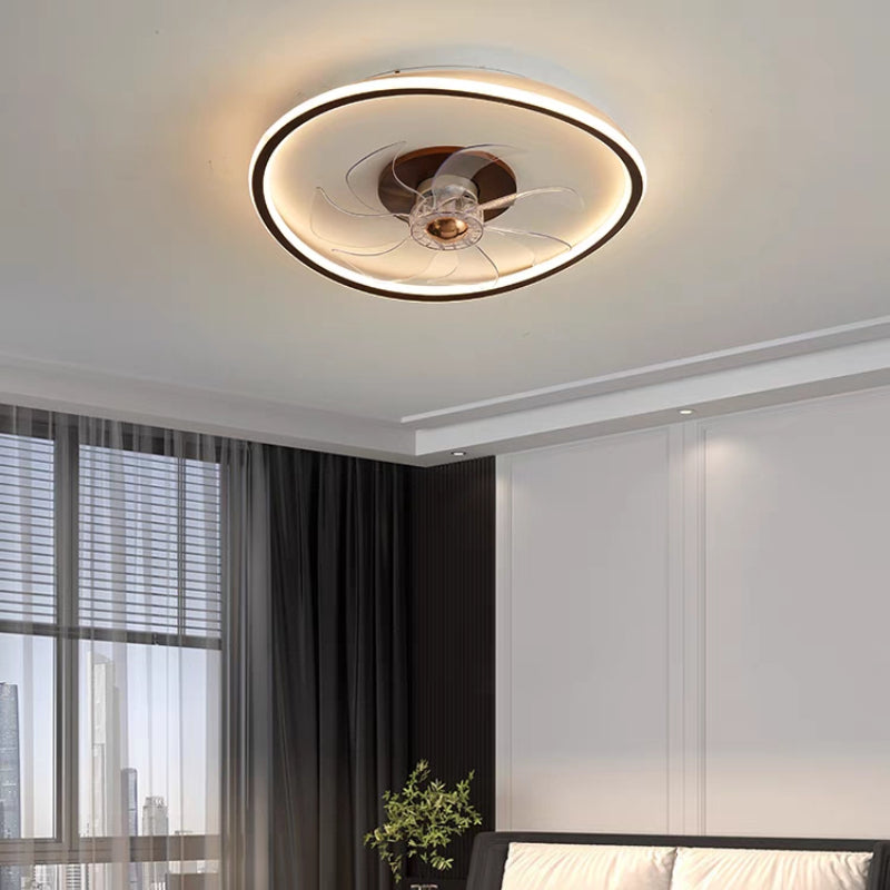 Ozawa Double-light Ceiling Fan with Light, 2 Color/Style, DIA 19.5"