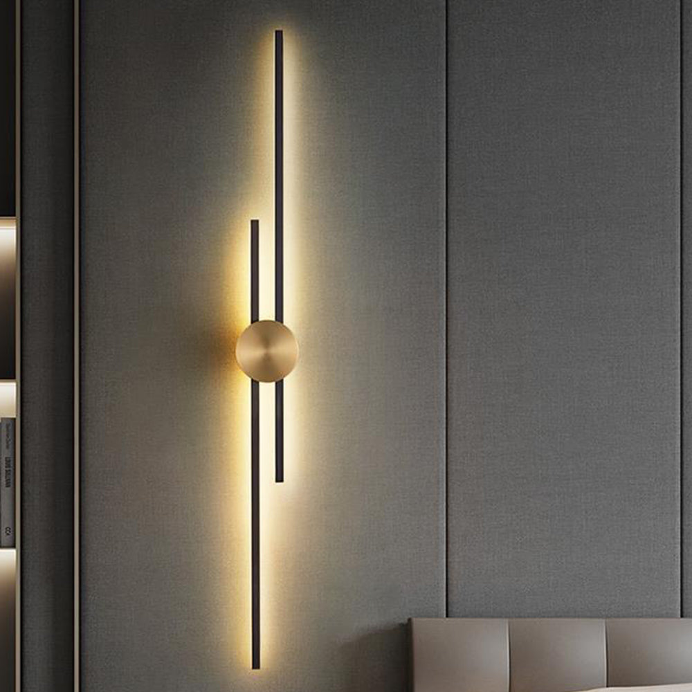 Alana Modern Linear 2 Color Metal Wall Lamp