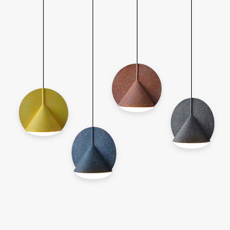 Zaid Modern LED Colorful Shade Hanging Pendant Light