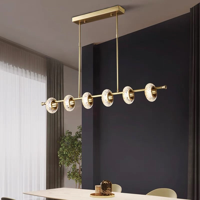 Marilyn Modern Luxury metal/Glass Pendant Light, Gold