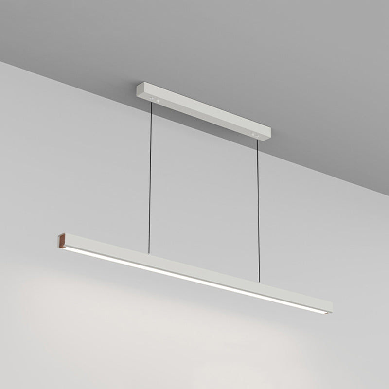 Edge Minimalist Classic Black & White Linear Pendant Light