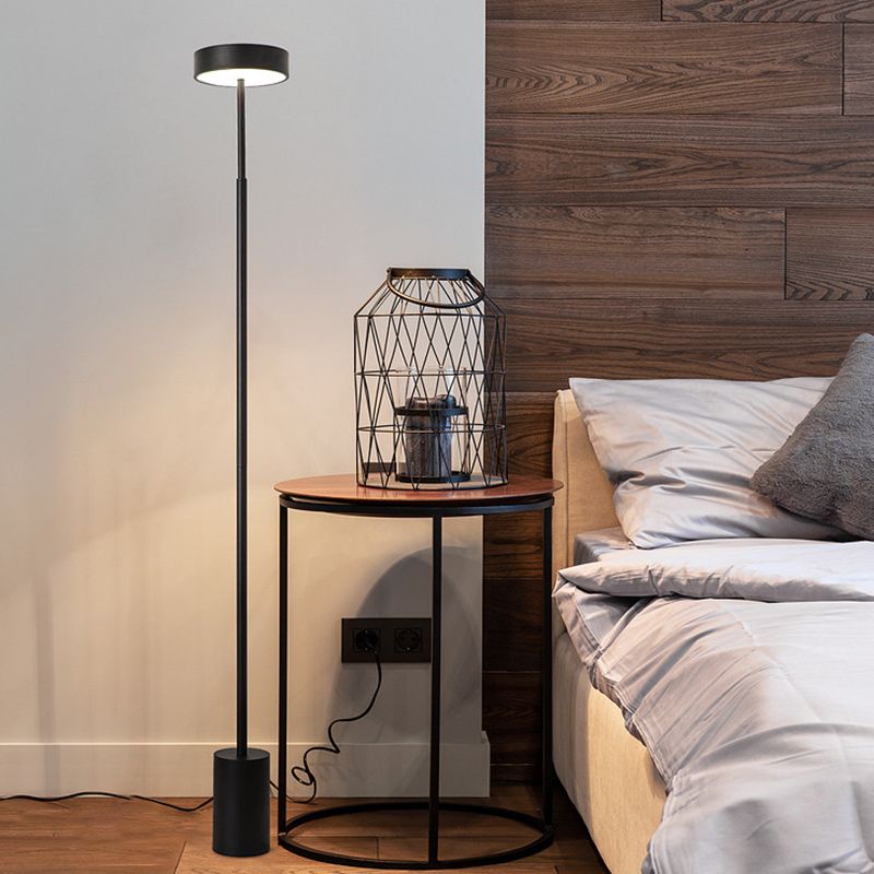 Edge Floor Lamp Linear Modern/Minimalist, Black/White/Gray, Bedroom