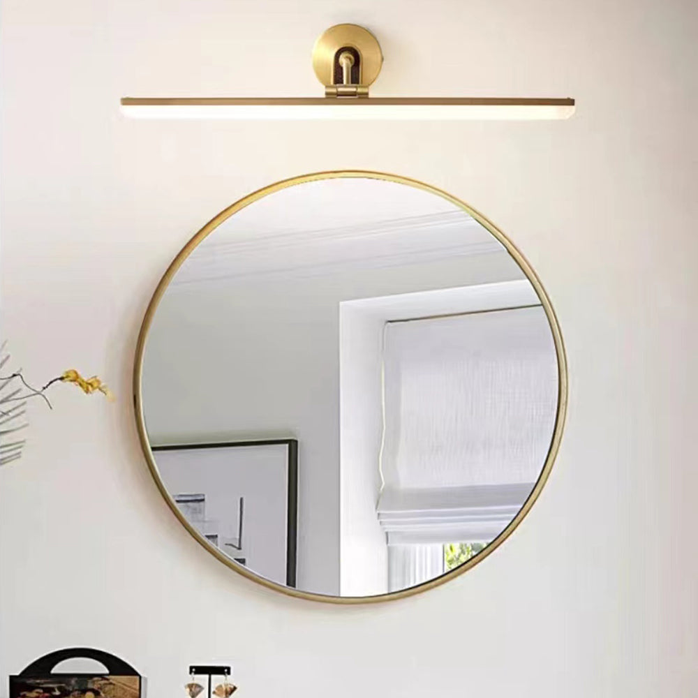 Leigh Retro Linear Metal/Acrylic Wall Lamp, Brass