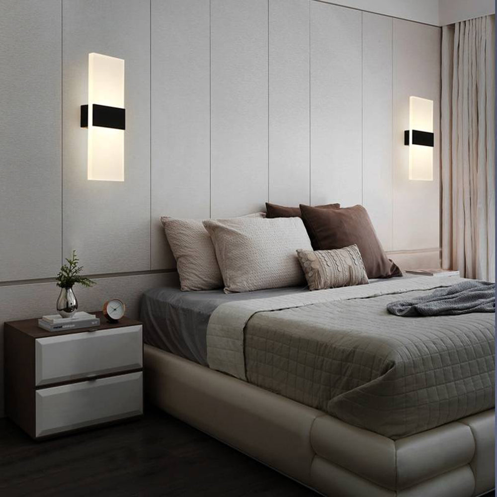 Chan Rectangular Wall Lamp, 3 Colour