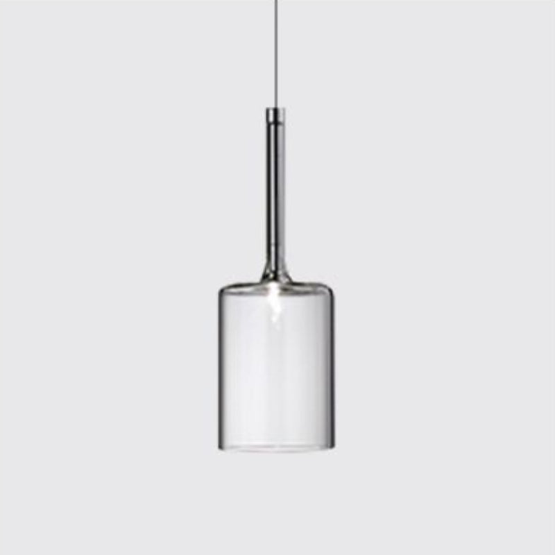 Hailie Minimalist Modern Glass LED Pendant Light, 3 Style